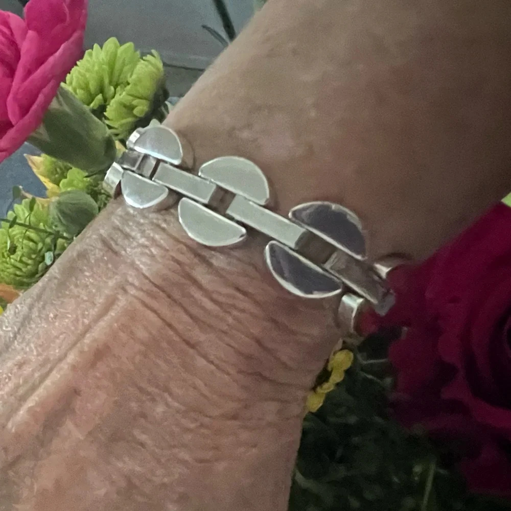 Silver Chunky Chain Link Bracelet  NWT